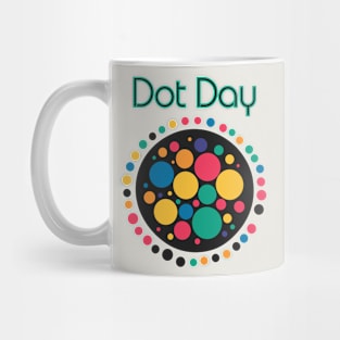 International Dot Day Retro Bauhaus Design Mug